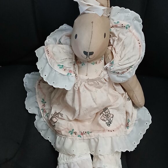 Vintage Rag Doll Bunny with Top and bottom pants - Picture 15 of 15